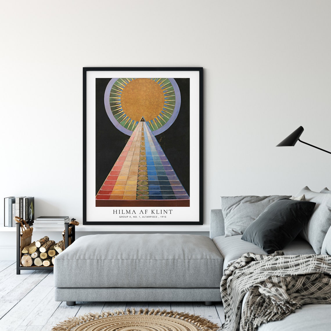 Impression D'art Hilma Af Klint - Alterpiece N°1 - Reproduction De Qualité Musée