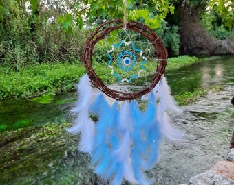 Willow Red  Dream Catcher Large Dreamcatcher Gift For Her Bohemian Decor Traumfänger Willow Decor Birthday Christmas gift American decor