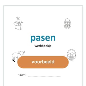 Werkboekje Pasen Digitaal Bestand afbeelding 1