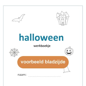 Workbook Halloween Digital File image 1