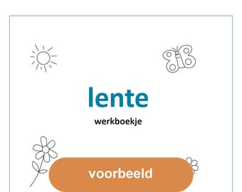 Werkboekje Lente - Digitaal Bestand