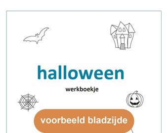 Werkboekje Halloween - Digitaal Bestand