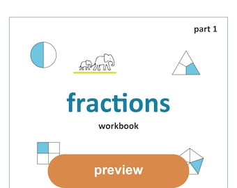 Workbook Fractions - Part 1 - Digital File