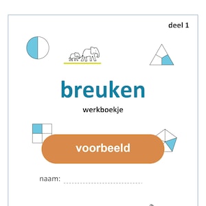 Werkboekje Breuken Deel 1 Digitaal Bestand afbeelding 1