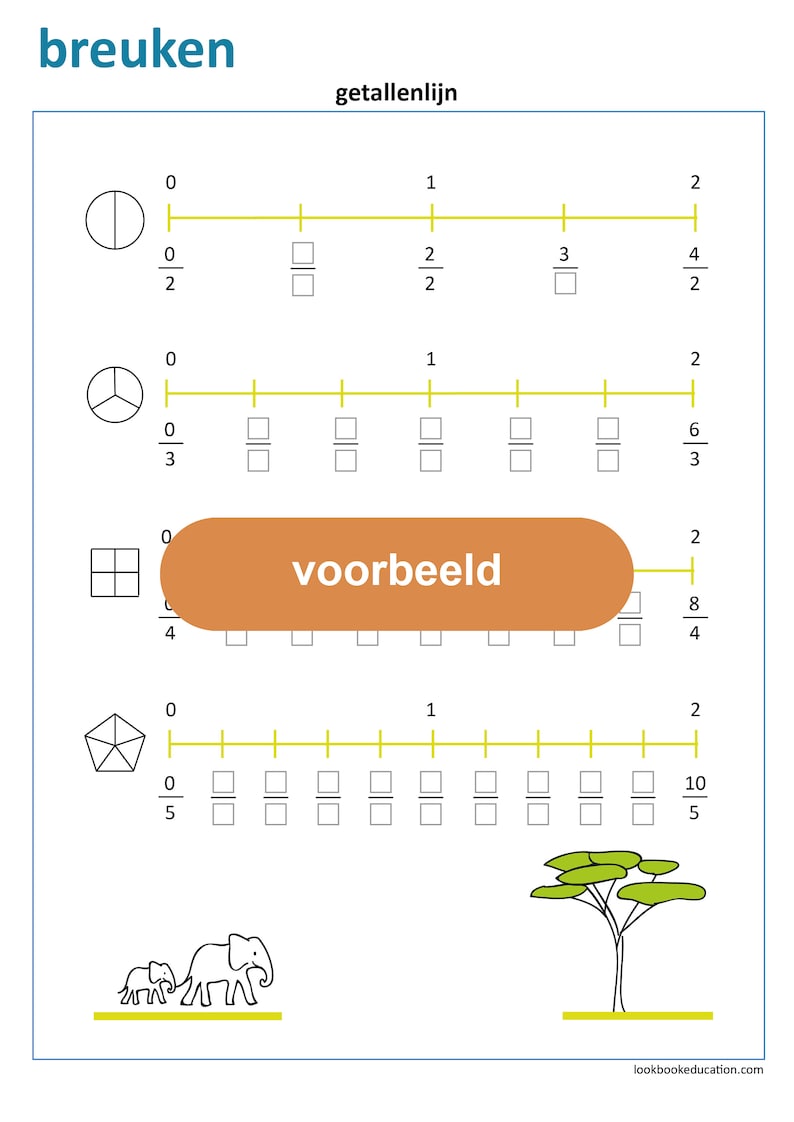 Workbook Fractions Part 1 Digital File image 9