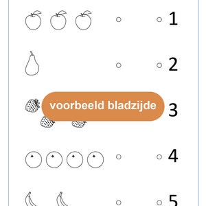 Werkboekje Fruit Digitaal Bestand afbeelding 3