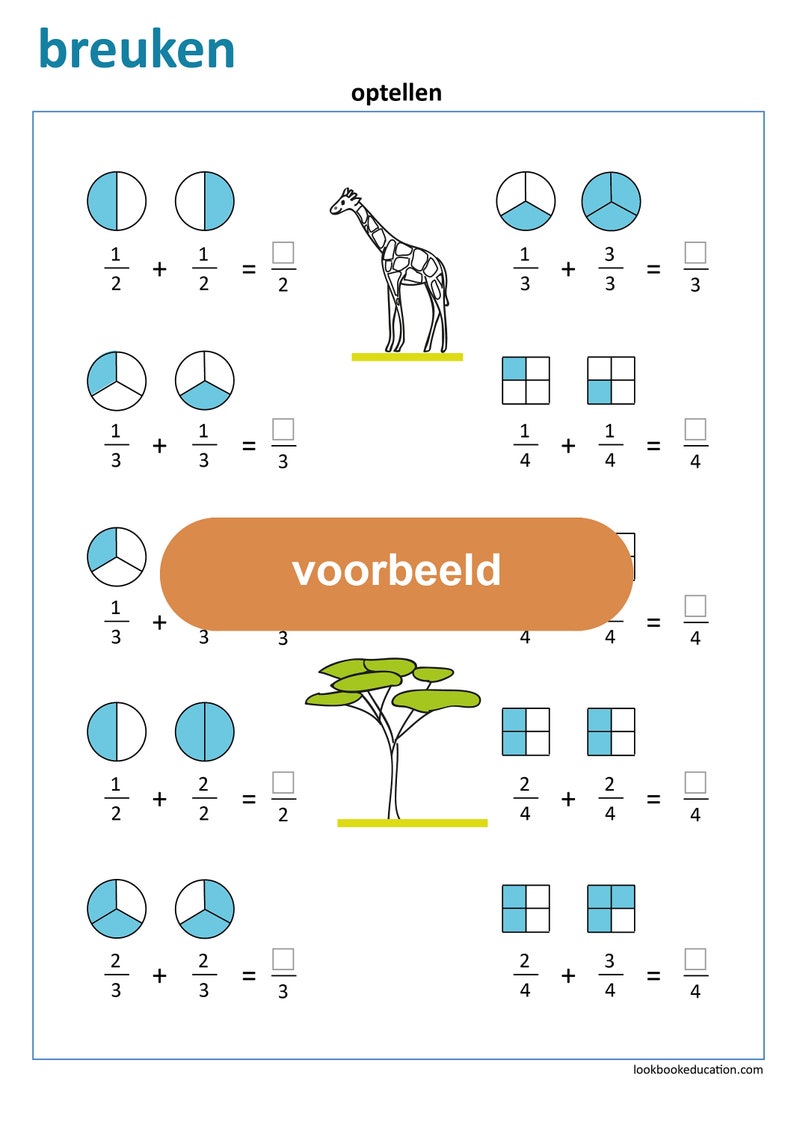 Workbook Fractions Part 1 Digital File image 6