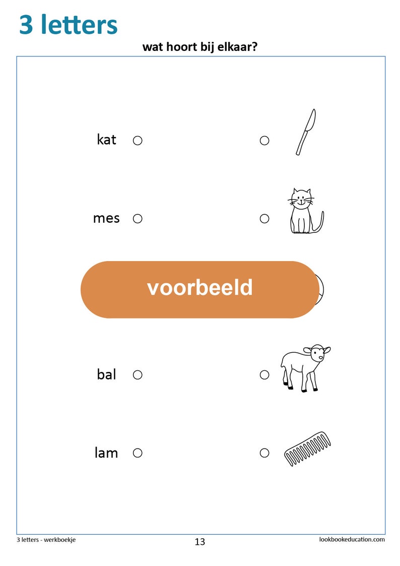 Werkboekje 3 Letters Digitaal Bestand afbeelding 5