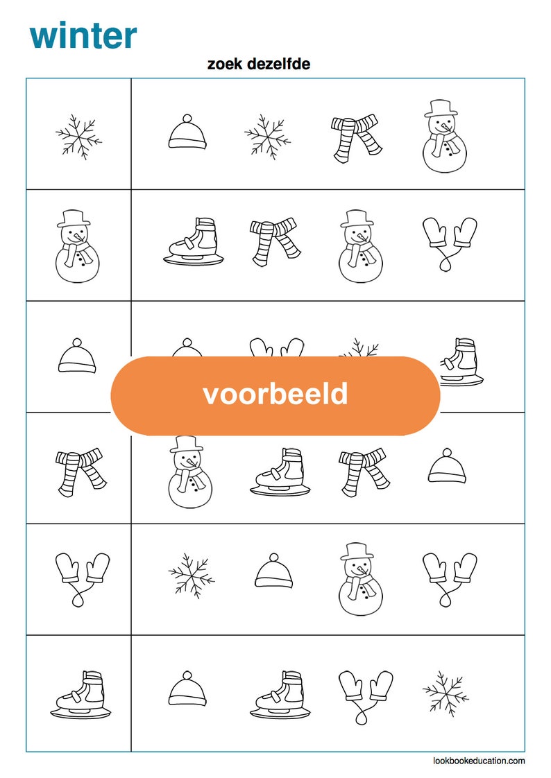 Werkboekje Winter afbeelding 5