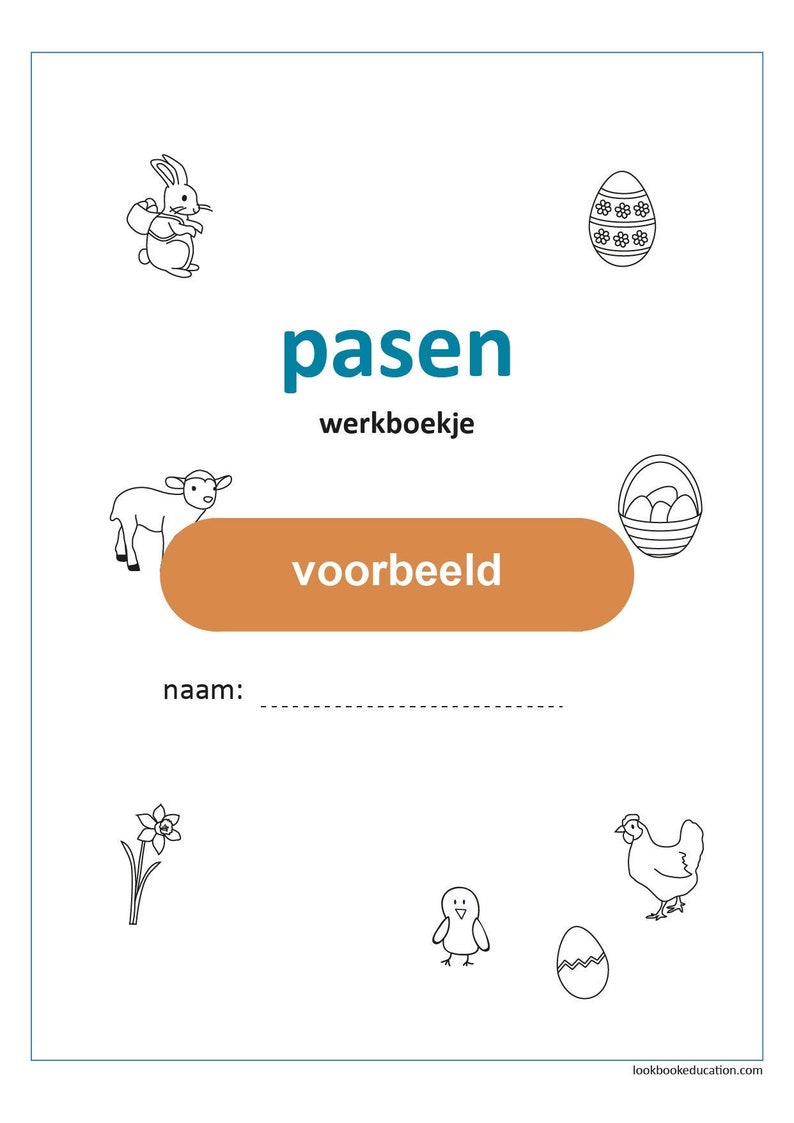 Werkboekje Pasen Digitaal Bestand afbeelding 1