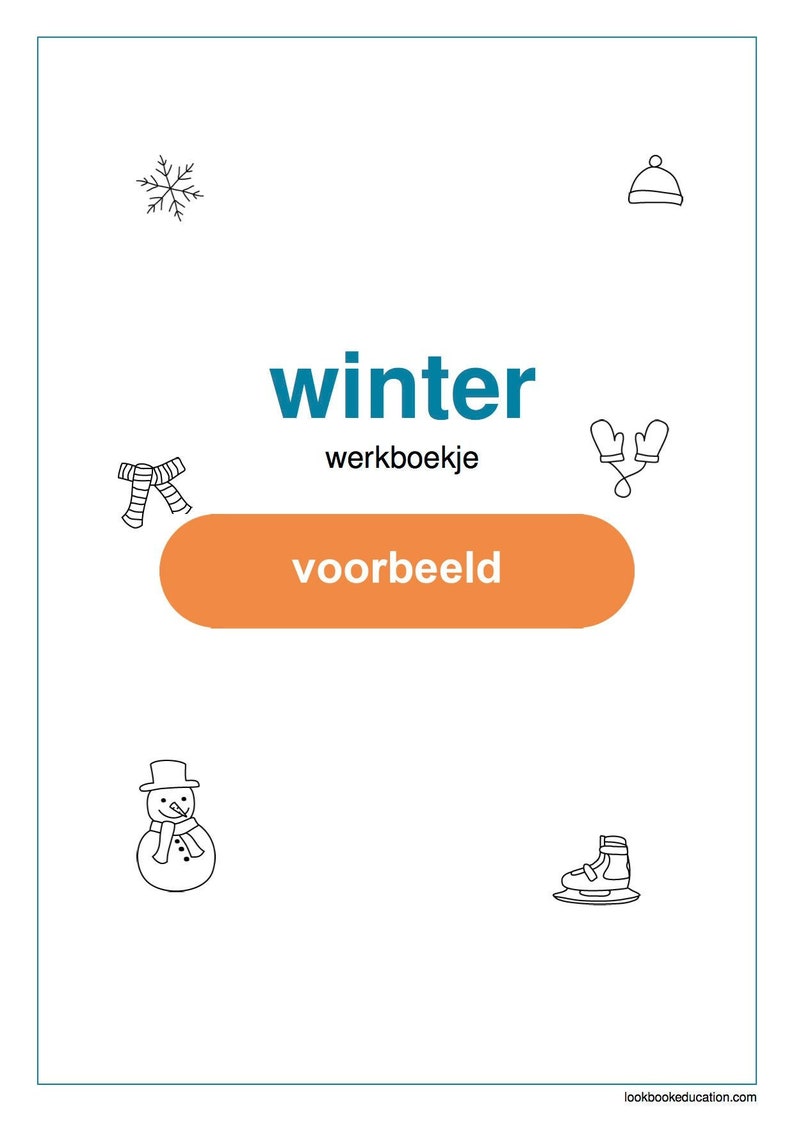 Werkboekje Winter afbeelding 1