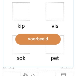 Werkboekje 3 Letters Digitaal Bestand afbeelding 3