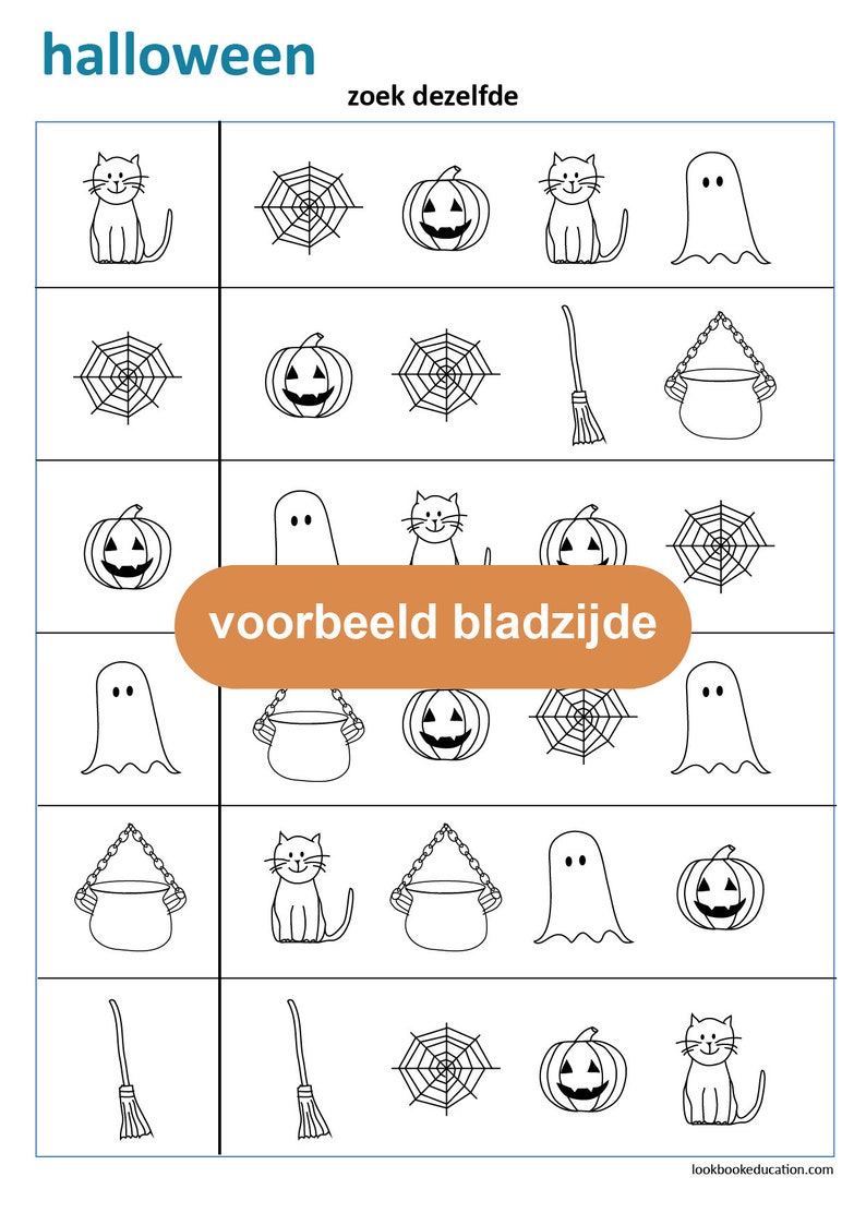 Workbook Halloween Digital File image 5