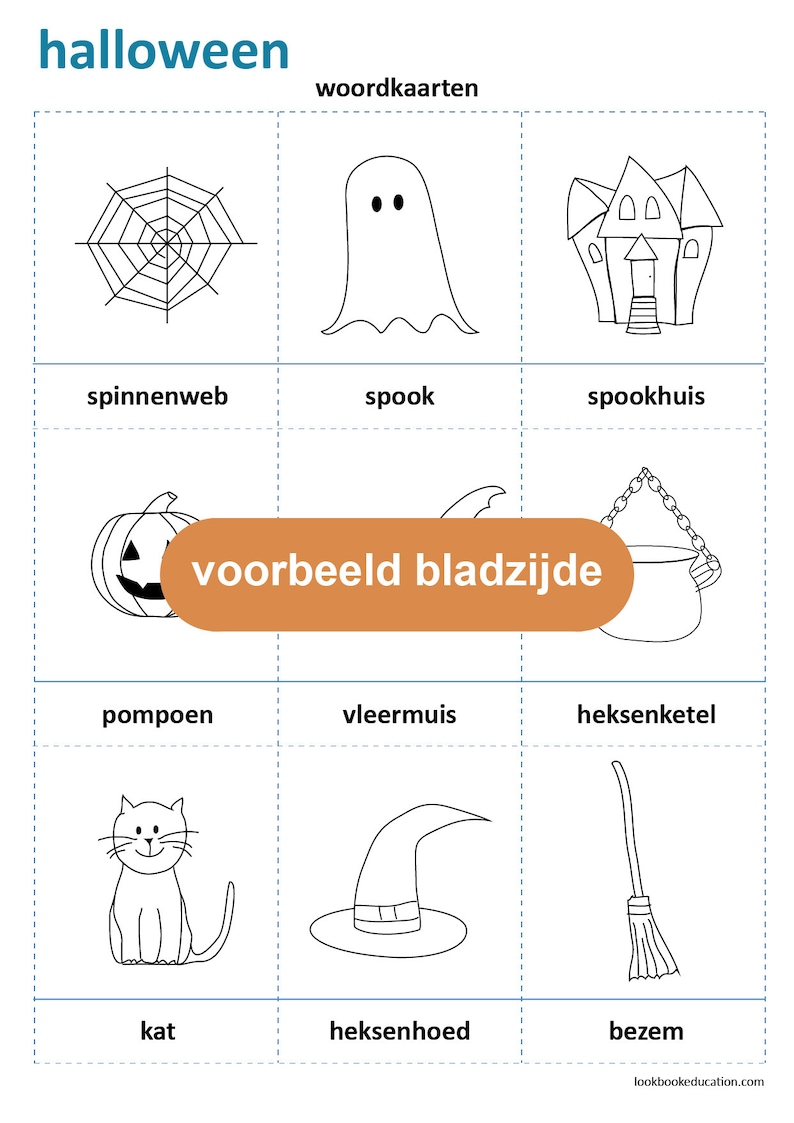 Workbook Halloween Digital File image 7