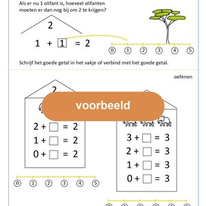 Werkboek Tellen en Optellen tot 5 Digitaal Bestand afbeelding 9