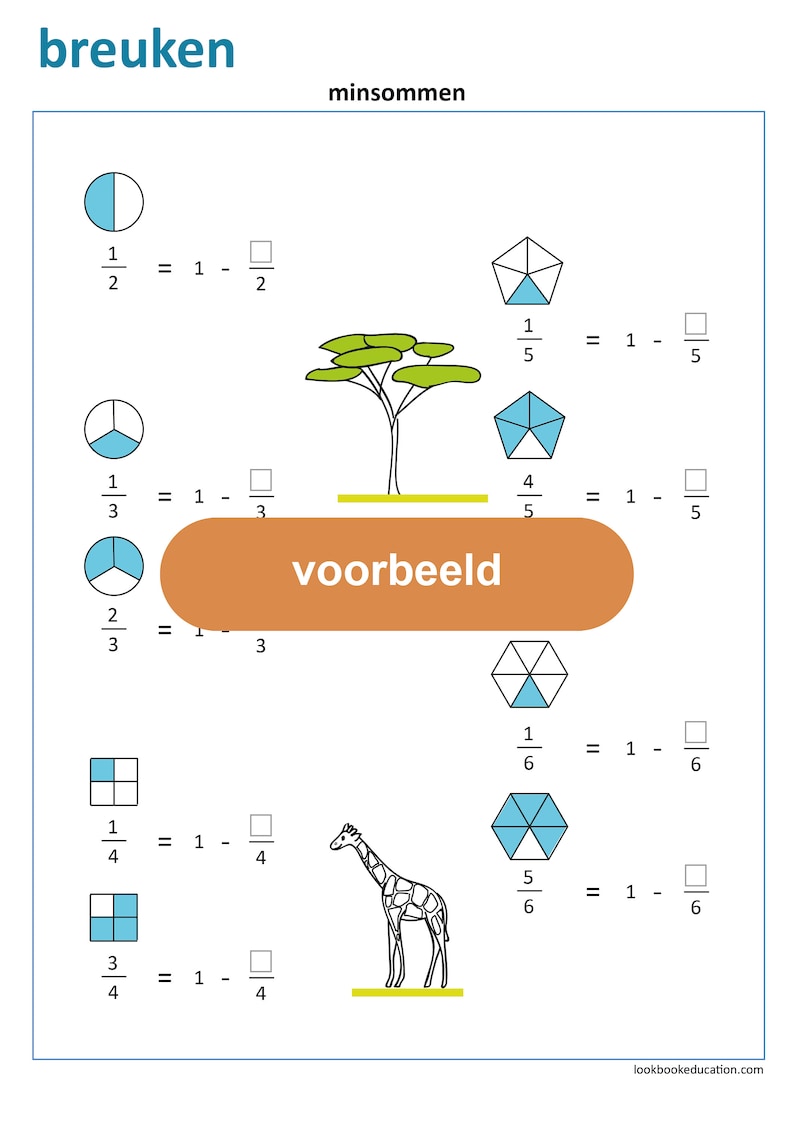 Workbook Fractions Part 1 Digital File image 10