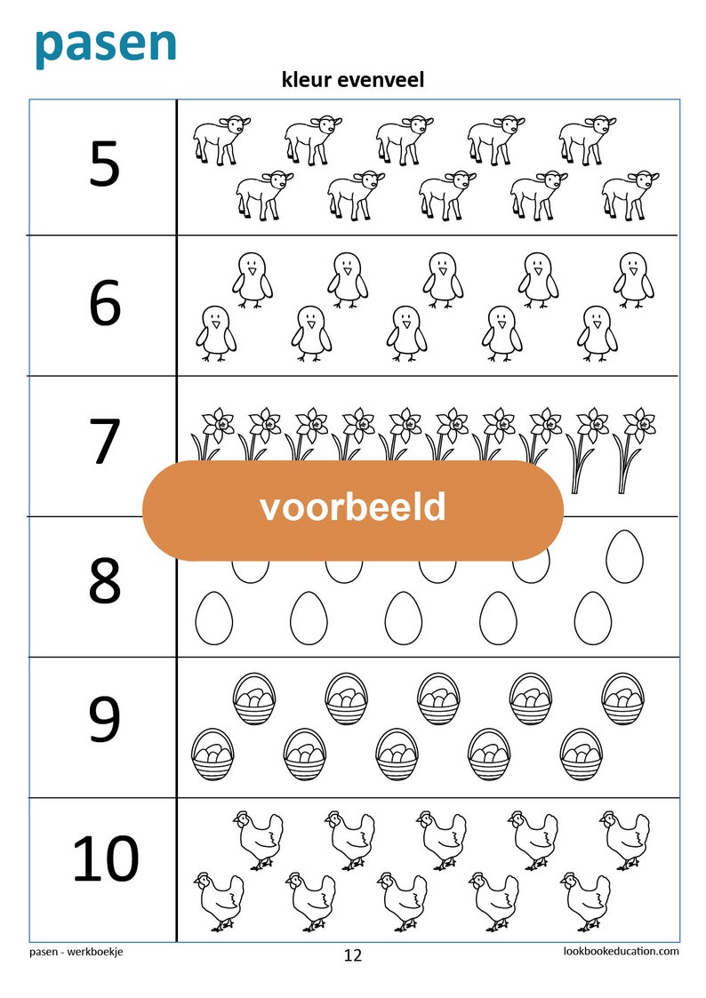 Werkboekje Pasen Digitaal Bestand afbeelding 6