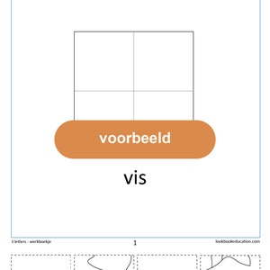 Werkboekje 3 Letters Digitaal Bestand afbeelding 2