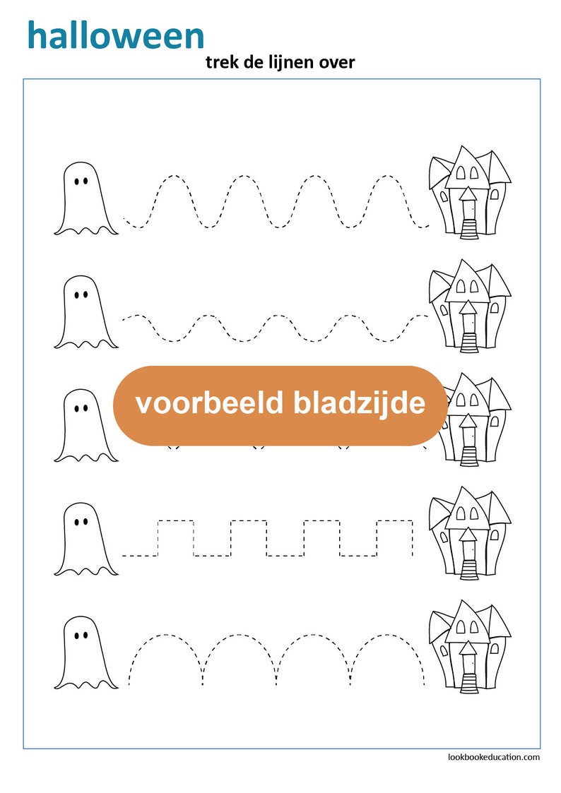 Workbook Halloween Digital File image 2