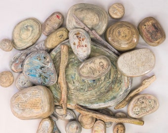 Recycled Paper Stone | Created by Julie Dodd | UK Artist