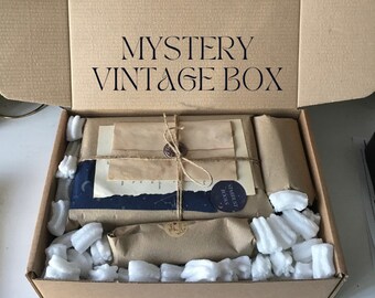 Mystery Vintage Bundle - dark academia decor / cottagecore / fairycore / goblincore / whimsigothic / vintage / trinkets / mystery box