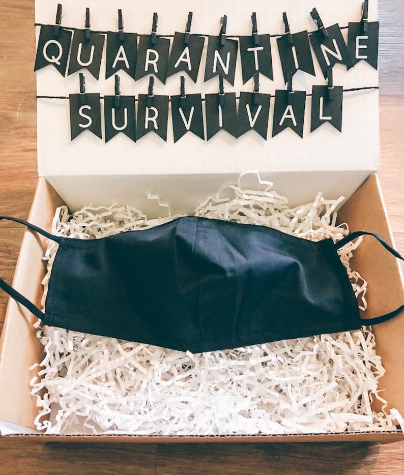 Quarantine Survival Gift Box Small Social Distancing Gift Etsy