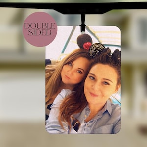 Personalised Photo Car Air Freshener: Double Sided Car Accessories