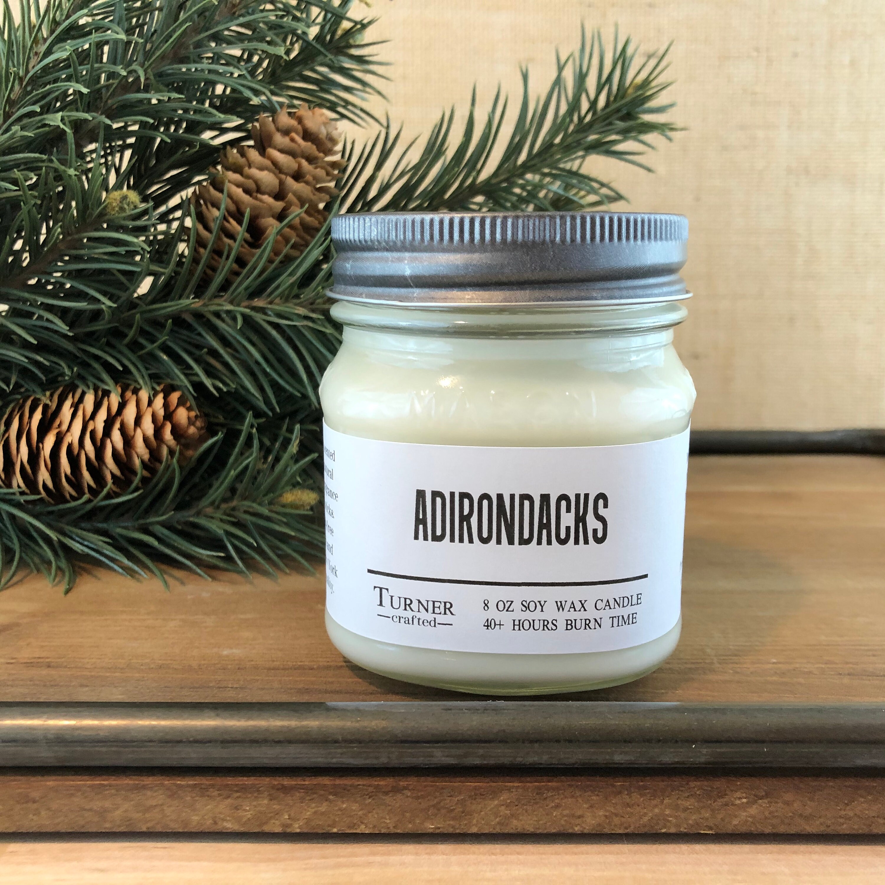 Adirondacks Candle Soy Candles Pine Scented Candle Hand Etsy