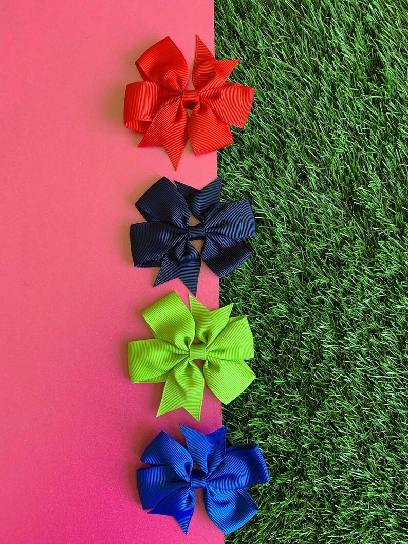 Back To School Hair Bows 20 different colours