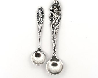 NEW 925 sterling silver Love Disarmed spoon/Sugar Serving spoon/Baby/collectors/Small silver spoon /mini silver spoon