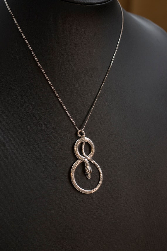 Sterling Zilveren Slang HangerTouw Ketting 18 Etsy Nederland