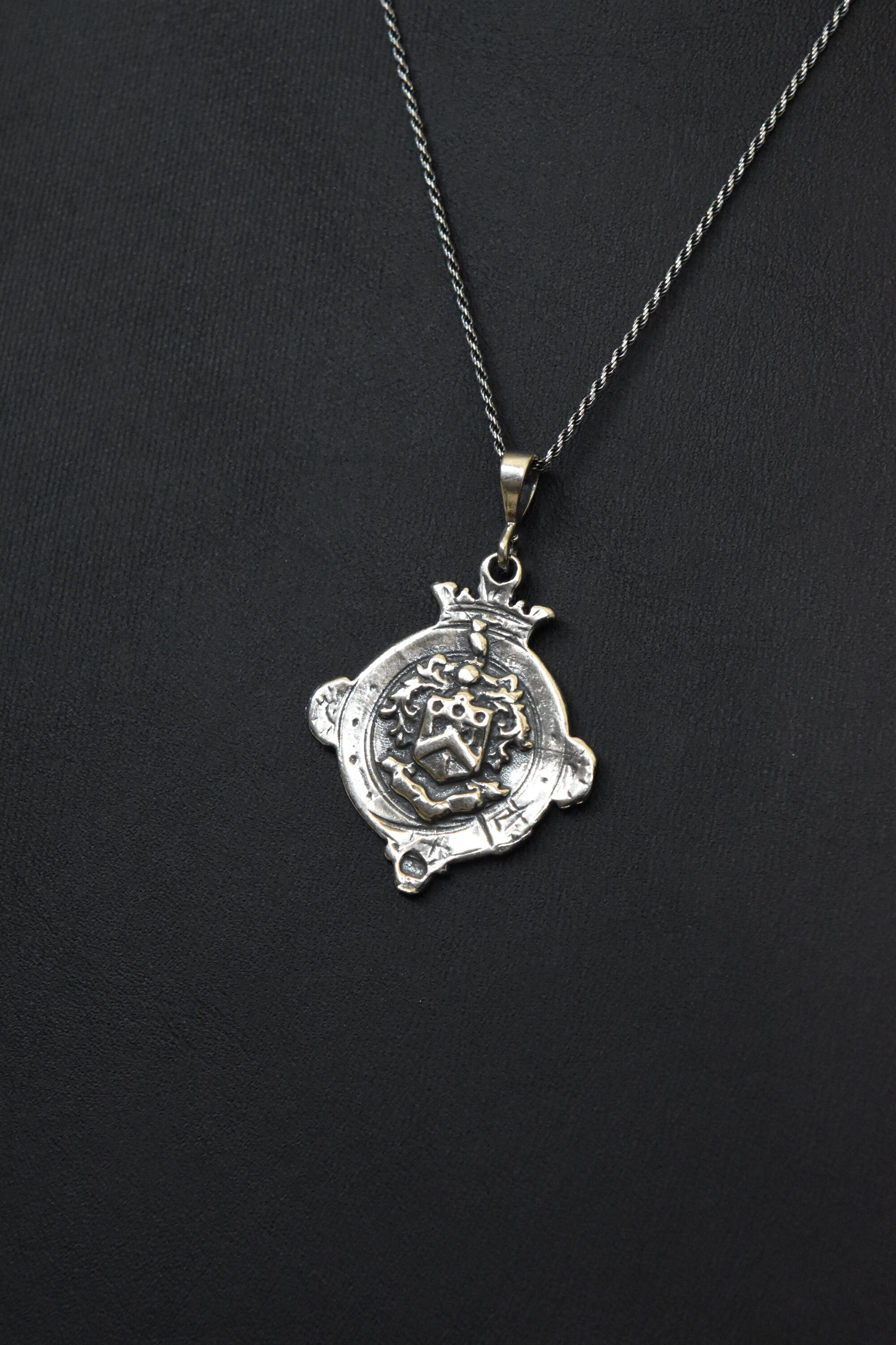 Sterling silver Charm NecklaceVintage Pendant Vintage charm Etsy