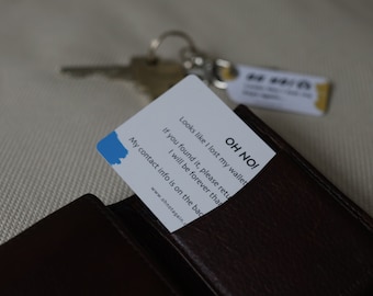 Card for Wallet for Forgetful People by Adding Contact Details Like Phone  Number, Name and Email Address - Main Image