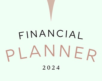 Digital Planner, Financial Planner, PDF Planner, Budget Planner, Finance Planner Digital, Customize Planner