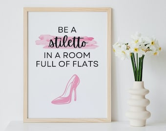 Girl Boss Printable Wall Art, Boss Babe Office Wall Decor, Boss Lady Print, Girl Power Print, Feminist Poster, Boss Gift, DIGITAL DOWNLOAD