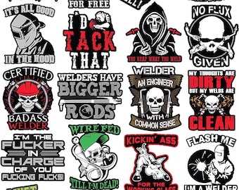 WELDING Waterproof Thermos Bumper VINYL STICKER For Best Friend Gift – Rods Hood Flash Fire Badass Sticker