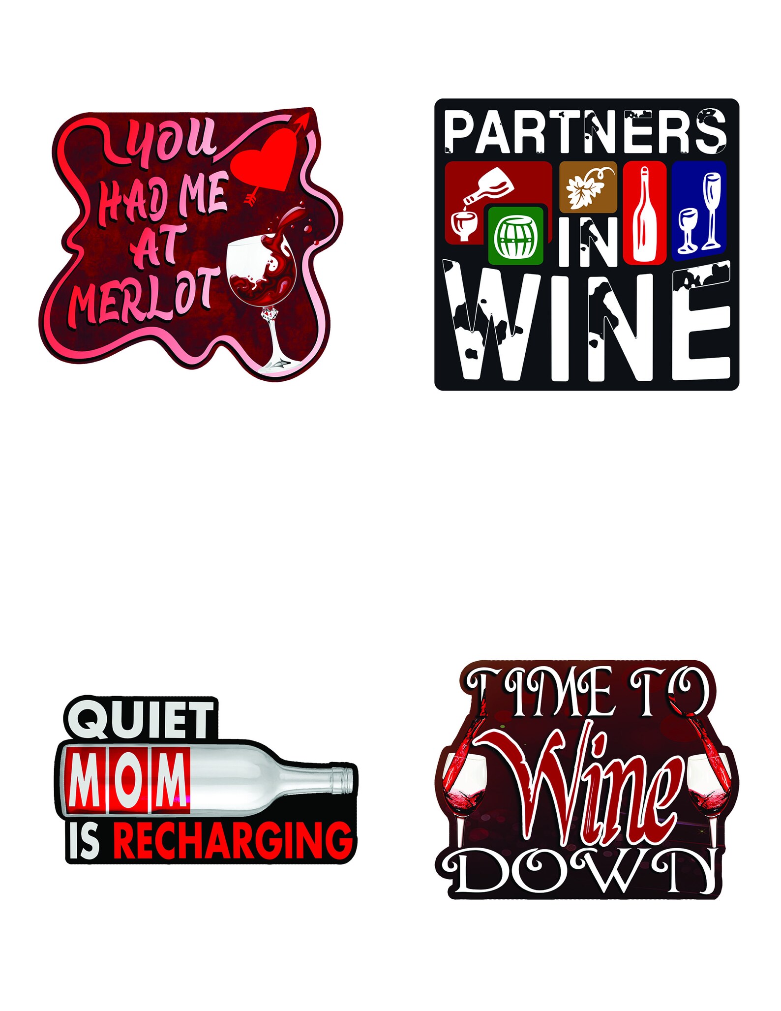 Wine Stickers Perfect for Your Wine Tasting Party Drink Etsy