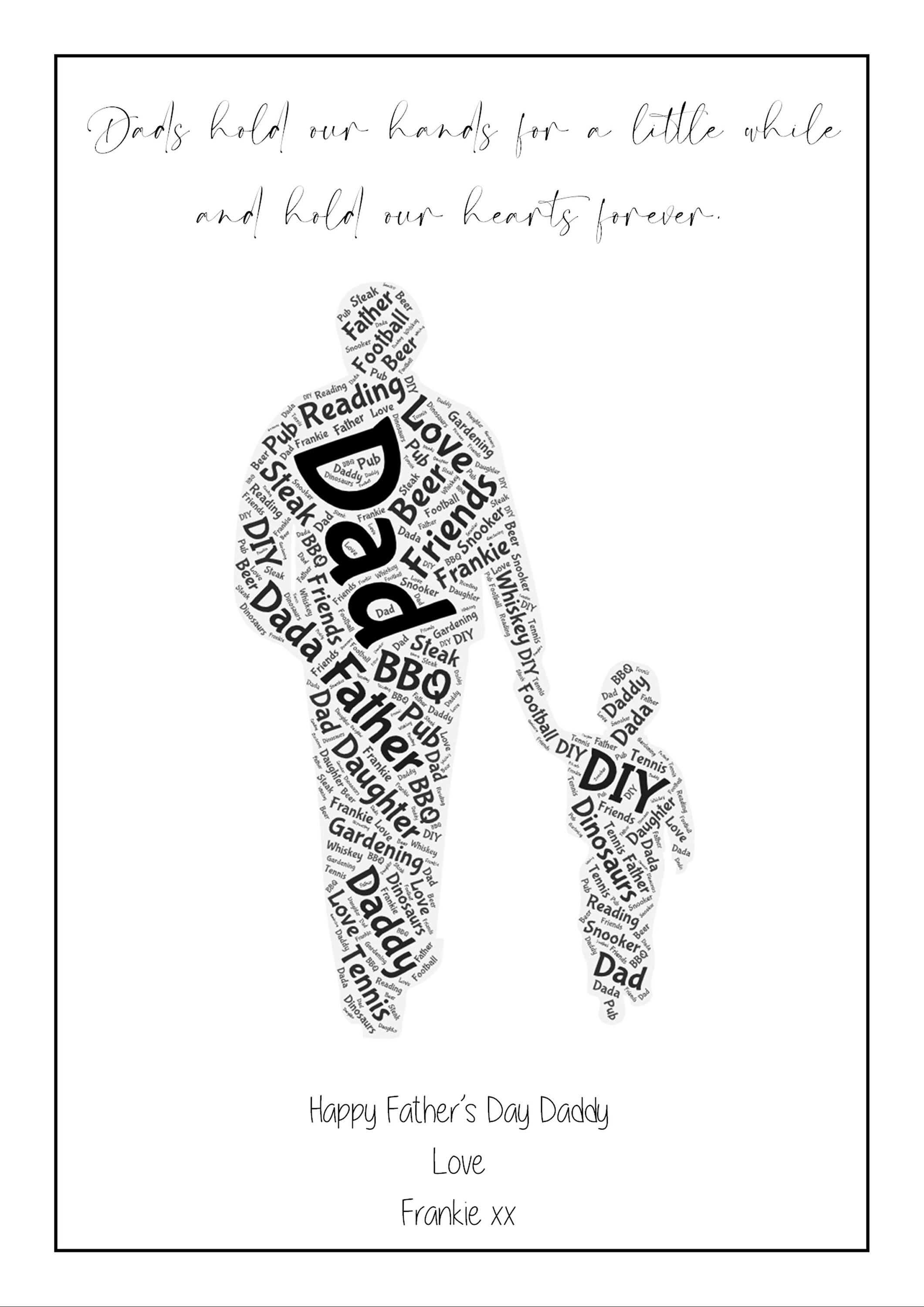Father s Day Print Daddy And Daughter Print Father And Etsy father-s-day-print-daddy-and-daughter-print-father-and-etsy