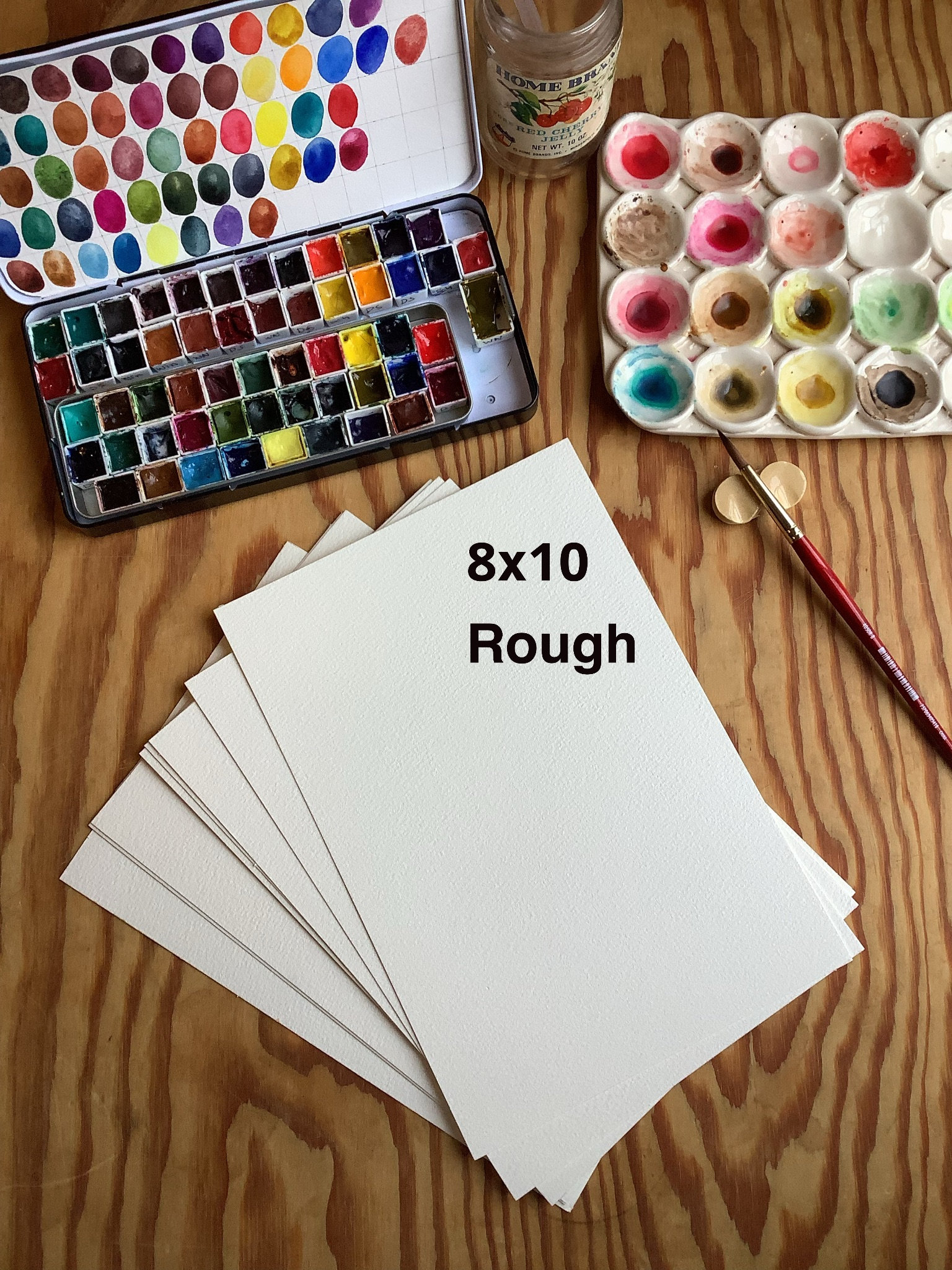 BAOHONG Artists Watercolor Blocks Bundle, 100% Cotton, 140lb/300gsm, 20  Sheets, Bundle Includes THREE 57 Blocks Hp/cp/r 