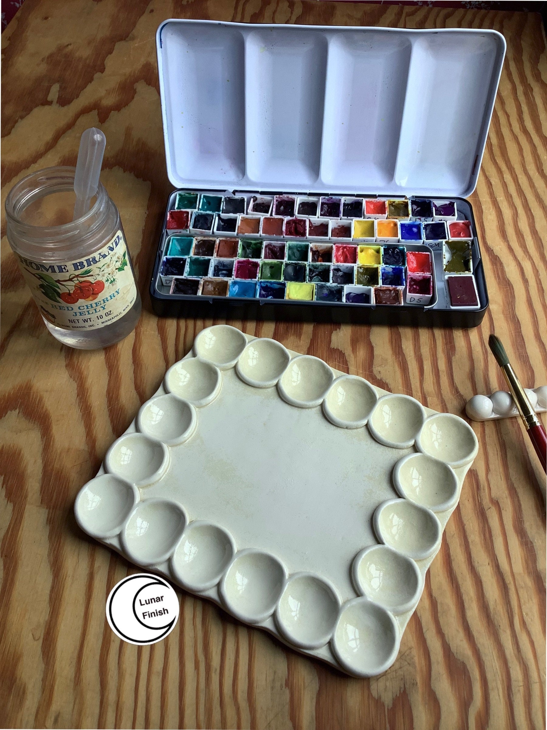 Watercolor Paint Palette, Multiple Sizes, Transparent Acrylic, Washable  Portable Painting Box, Mini Sub-box, Empty Storage, Travel Arts Kits 