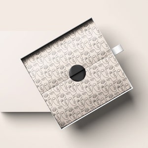 3 Carta velina, Carta da regalo, Carta da imballaggio, Carta velina da imballaggio, Carta da regalo per posta, File digitale, Carta velina Boho, Lineart