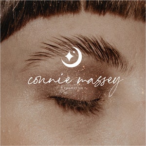 Beauty Logo, Fotografie Logo, Brand Identity Design, Mond Logo, Makeup Logo, Mystic Logo, Signatur, Wasserzeichen, Stempel Logo, handgeschrieben.