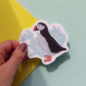 Sticker macareux d'Islande - Sticker Islande imperméable - sticker animal