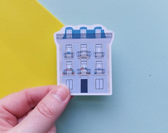 Portugal Sticker -  Waterproof Lisbon Building travel poster sticker - travel sticker, Porto tile house vinyl sticker