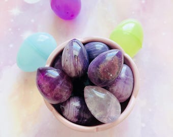 Fluorite Egg Carving - Easter Egg Filler - Crystals
