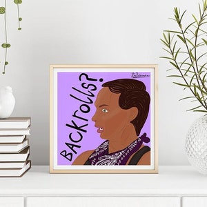 sassy hilarious controversial TV history pop art print. We were all rooting for you I was rooting for you Iconic Tyra Banks