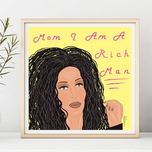Cher - Mamá Soy un RICH MAN estampado
