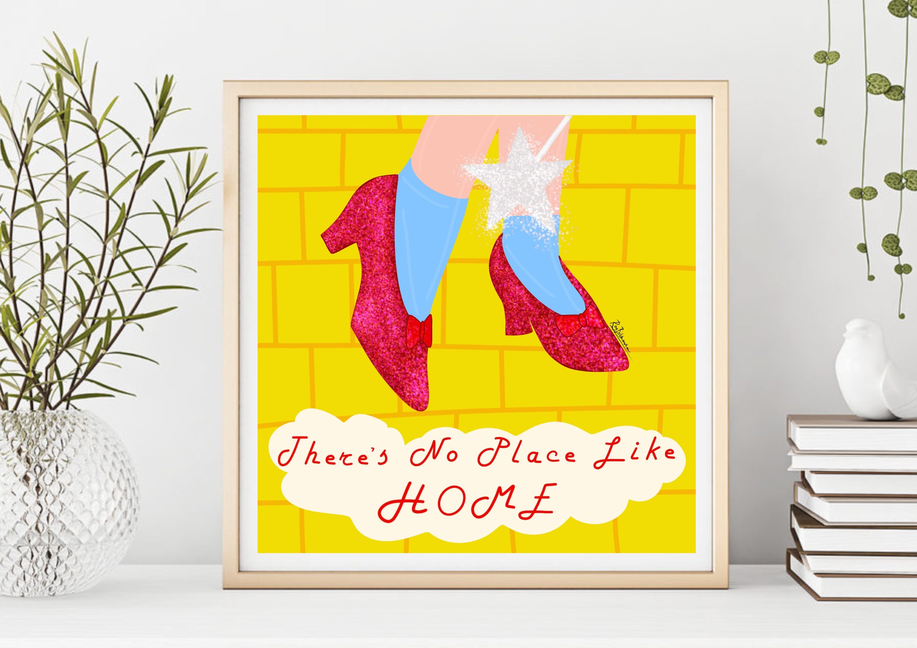 no place like home lockdown print. Dorothy from the Wizard of Oz