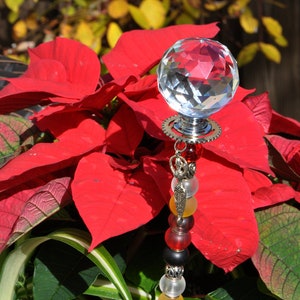 Crystal Goddess Beaded Plant Stake