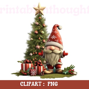 Kerstkabouter clipartbundel, kerstclipart, winterkabouter png-afbeeldingen, kerstsublimatie, transparante achtergrond